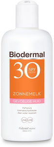 Biodermal Zonnebrand Gevoelige Huid - Zonnemelk - SPF 30 - 200ml