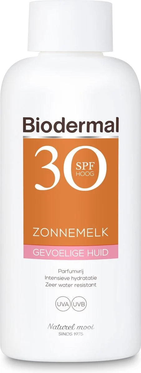 Biodermal Sun Milk 200ml Gev. huid F30