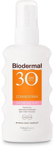 Biodermal Zonnebrandspray voor Gevoelige Huid SPF 30 - 175ml - Zonnenspray