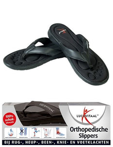 Lucovitaal  Orthoped. Slipper 37/38 Zwar