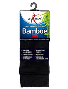 Lucovitaal Bamboe Sok Lang 39-42 Zwart