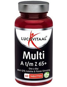 Lucovitaal  Multi A-Z 65+ Q10 Vegan 60t