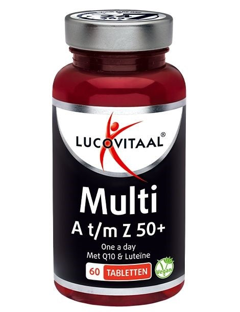 Lucovitaal  Multi A-Z 50+ Q10 Vegan 60t
