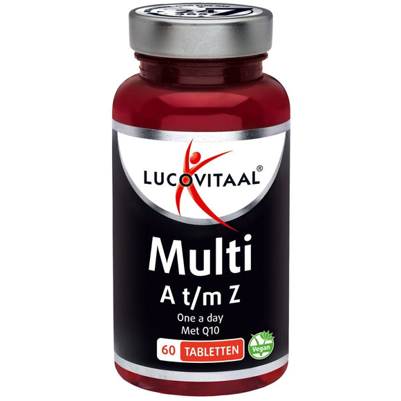 Lucovitaal  Multi A-Z met Q10 Vegan 60ta