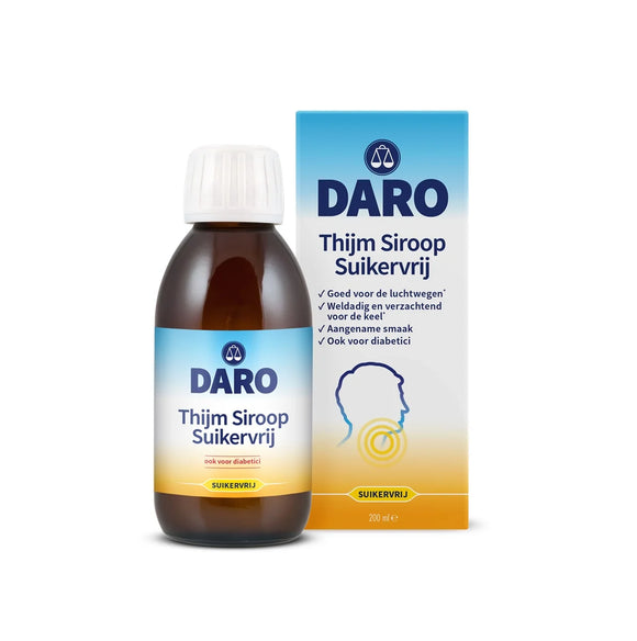 Daro Siroop 200 ml Thijm Suikervrij