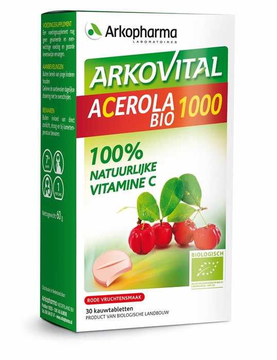 Arkovital Acerola 1000 30 kauwtabl