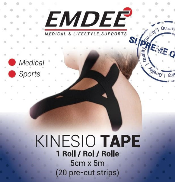 Emdee Kinesio Tape Black