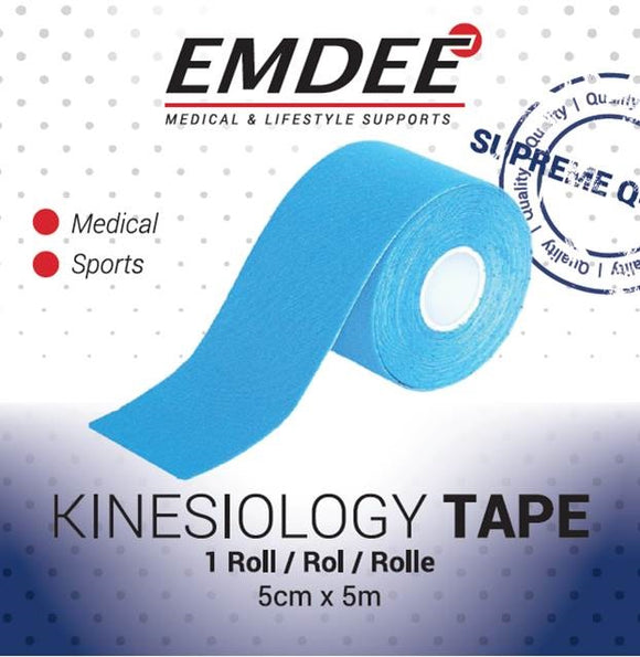 Emdee Kinesiology Tape Lichtblauw Non-Cut