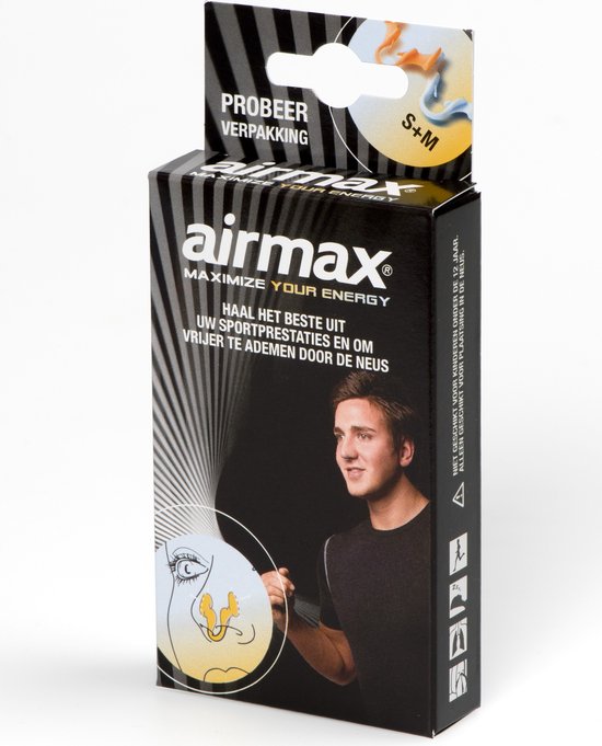 Airmax Neusklem Sport Small + Med 2 pac