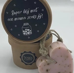 Soap & Gifts Bloempot -Superblij Mama-