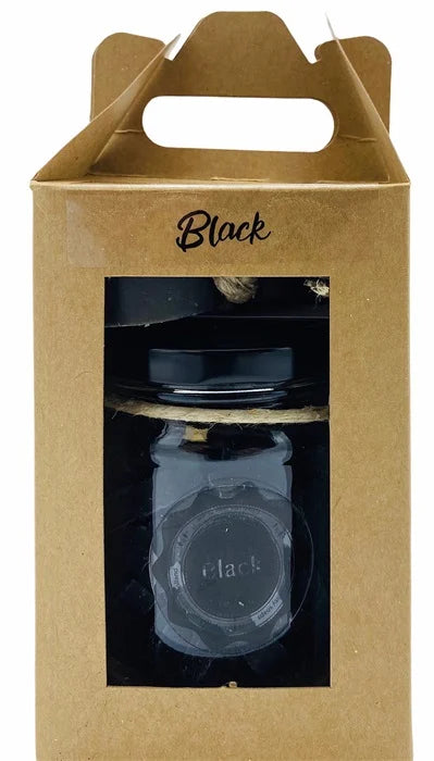 Soap&Gifts Giftset Pot&Koordzeep Black