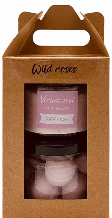 Soap&Gifts Giftset Bath&Zout Wild Rose