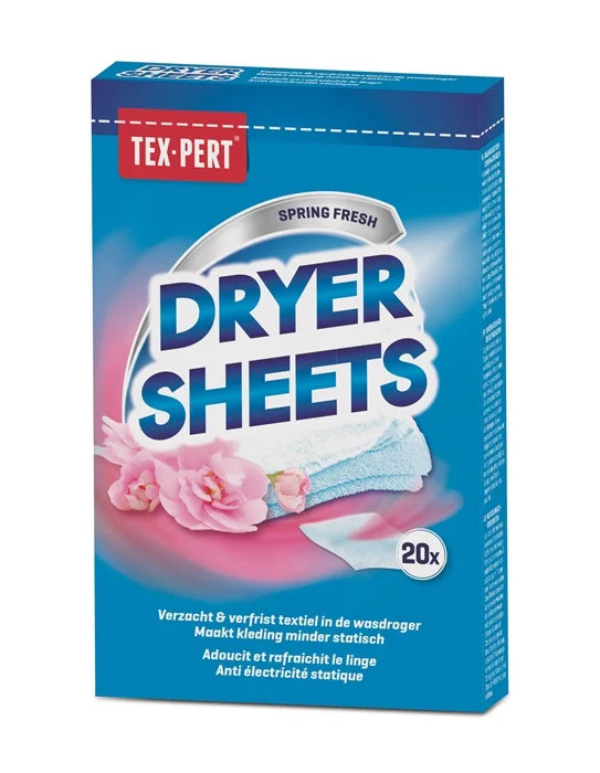 Texpert Dryer Sheets 20 stuks