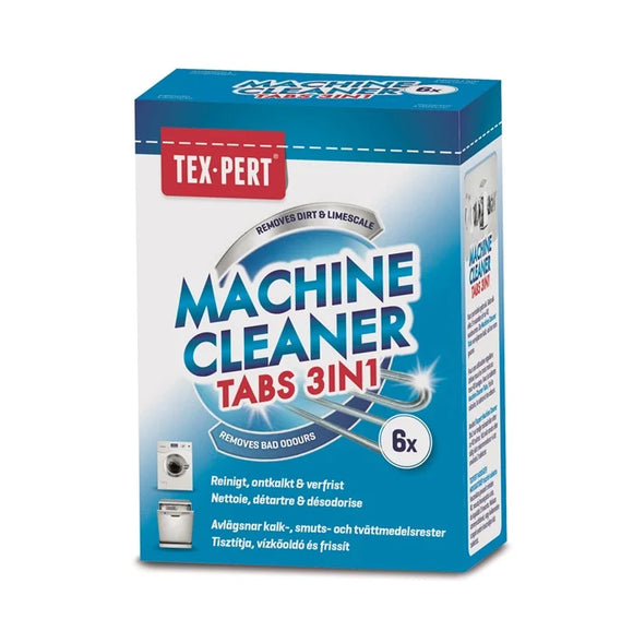 Texpert Machine Cleaner Tabs 3 n1  6stk