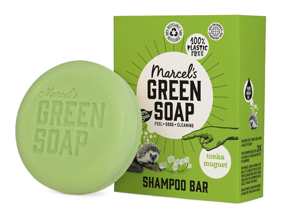 Green Soap Shampoo Bar 90gr Tonka&Muguet
