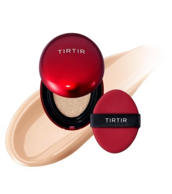 Tirtir Mask Fit Red Cushion Pad Duurzame Lichtgewicht Structuur Dekking Semi-Matte