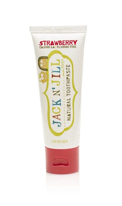 Jack n' Jill Tandpasta Natural Strawbery