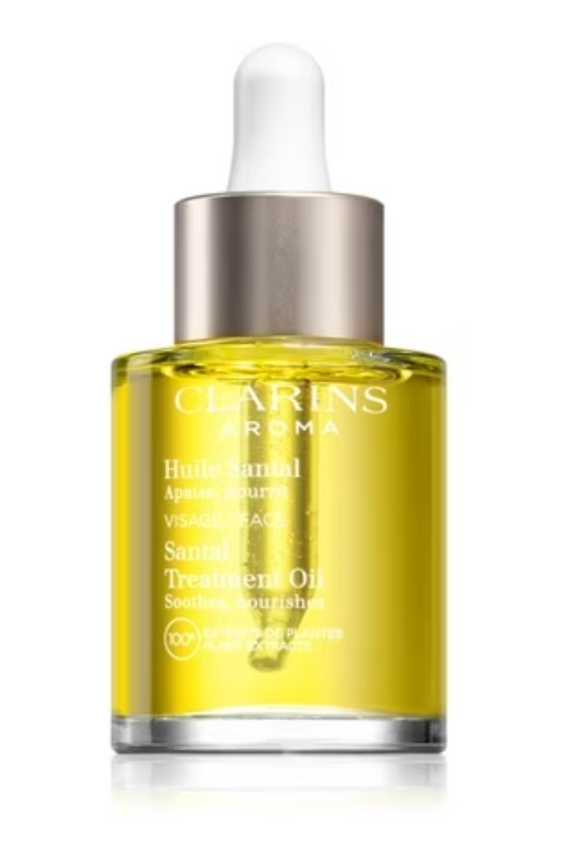 Clarins Santal Behandelingsolie 30ml - Beschermende Olie voor Droge Huid