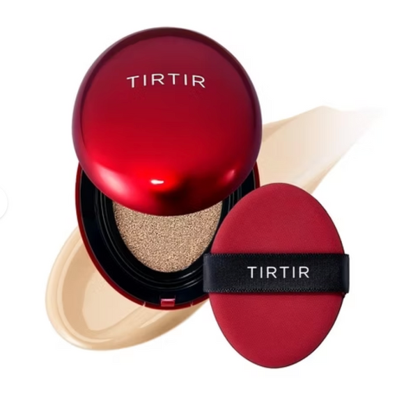 Tirtir Mask Fit Cushion Japan's Nr.1 Keuze voor Glass Skin Langhoudend Lichte Opbouwbare Dekking Stralend