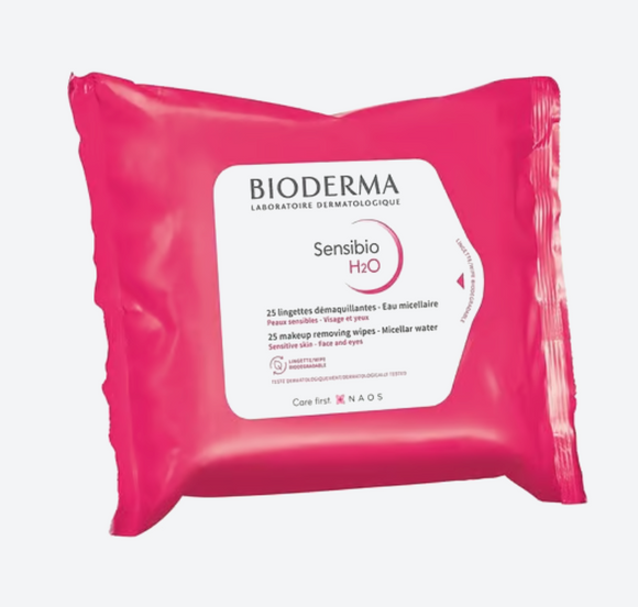 Bioderma Sensibio H2O Micellair Reinigingsdoekjes 25 Stuks